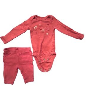 Kids Pink Two Piece Set “little love”